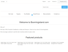 Tablet Screenshot of boomingisland.com